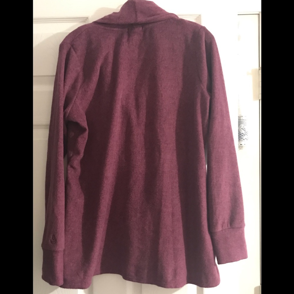 Cuddl Duds fleecewear stretch button blazer/cardi - Picture 3 of 16